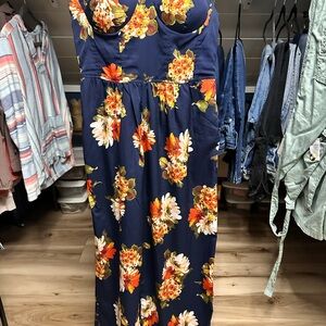 Floral Print Jumpsuit